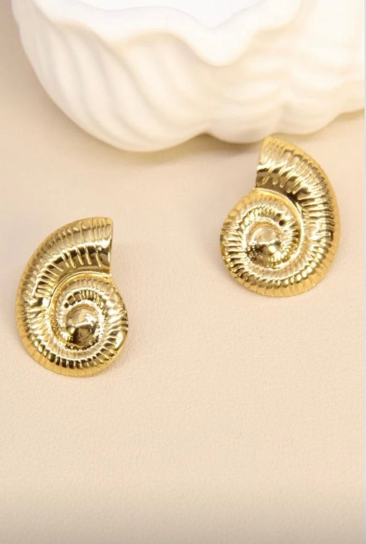 Boucles d’oreilles spirale