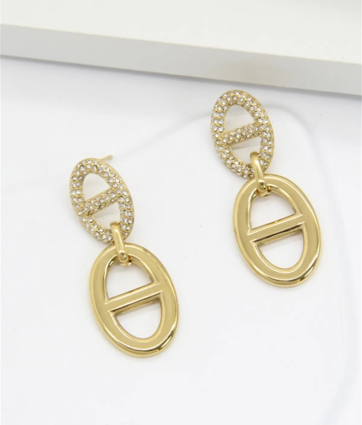 Boucles d’oreilles strass