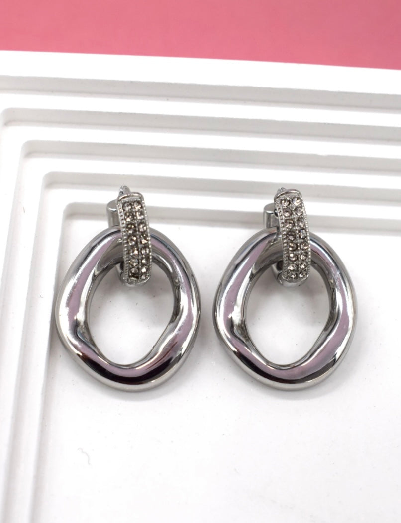 Boucles Helena Argenté