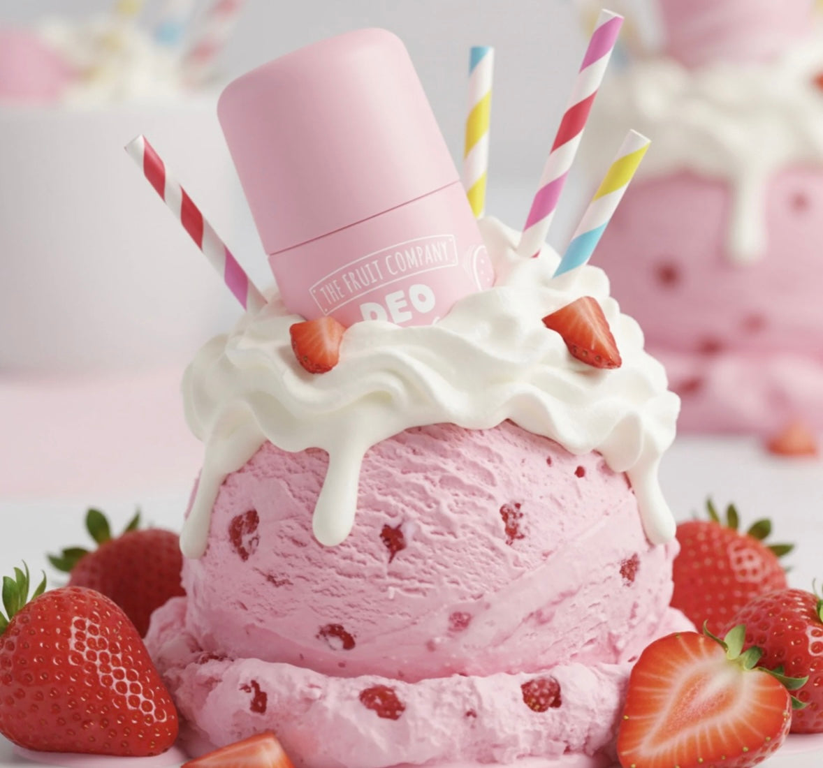 Déodorant roll on fraise chantilly - The fruit company