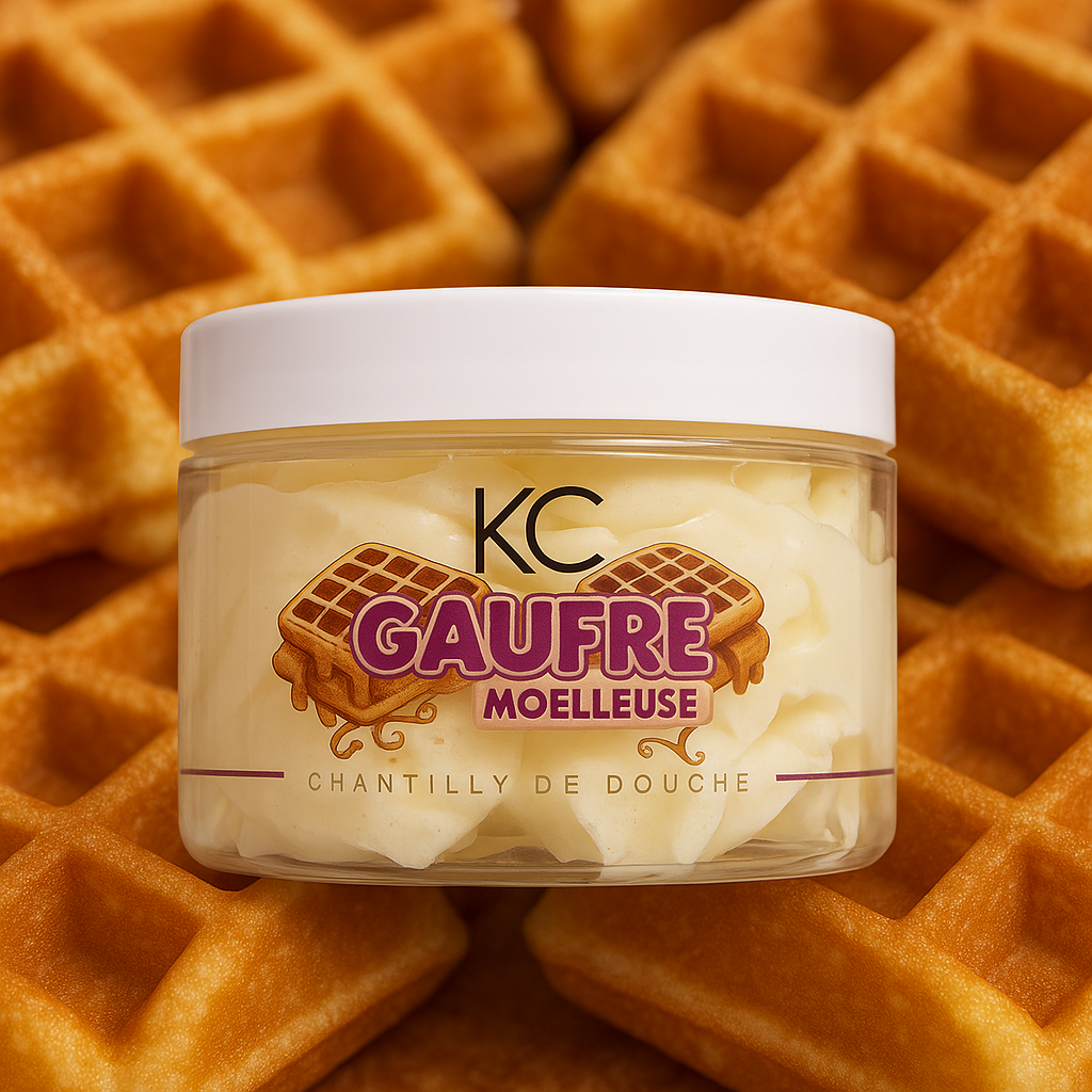 Savon fouetté Gauffre