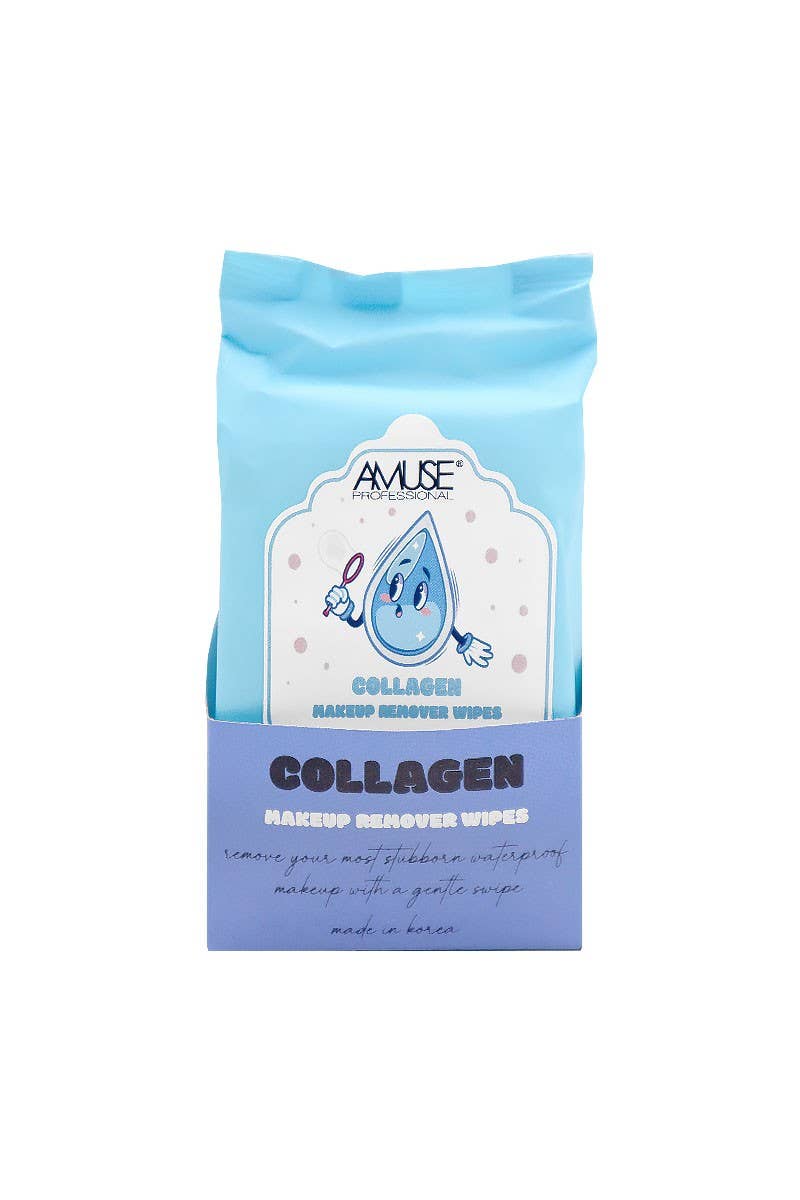Lingettes démaquillantes au collagène Amuse