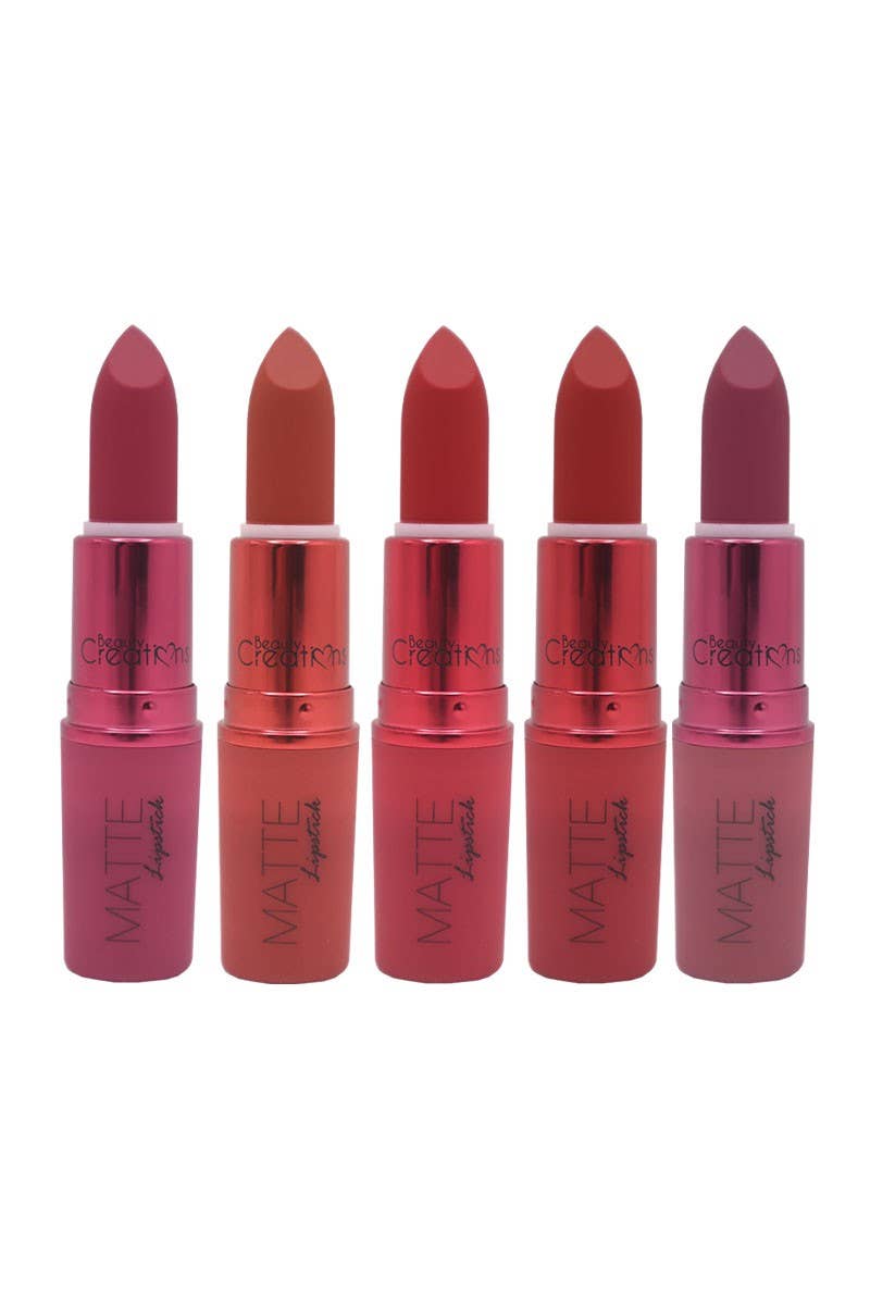 Rouges à lèvres mats Beauty Creations