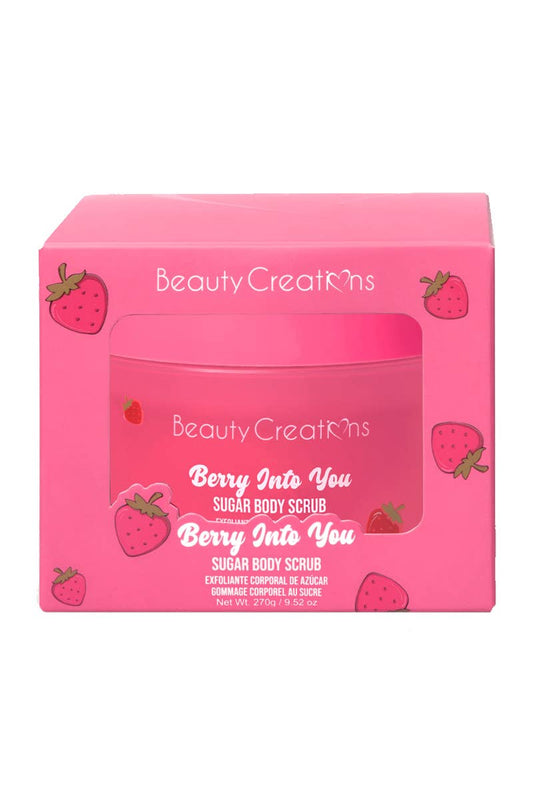Gommage Corporel Sucre à la Fraise Beauty Creations