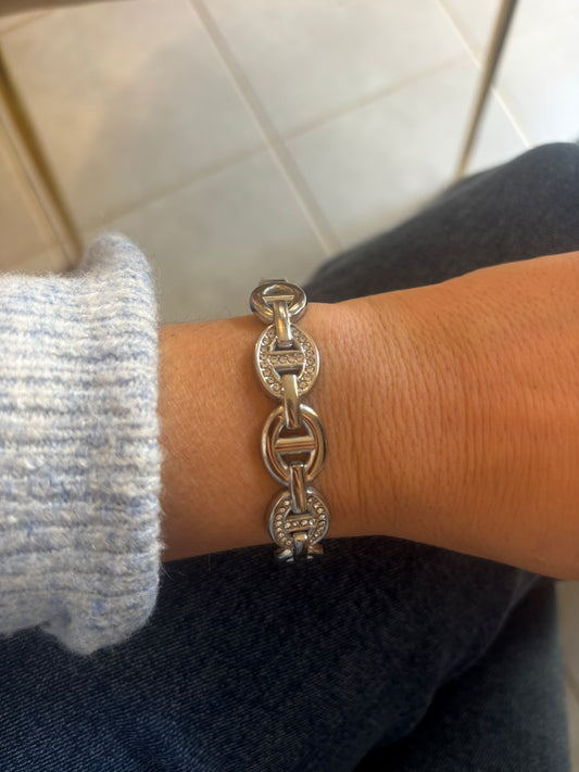 Bracelet graine café strass