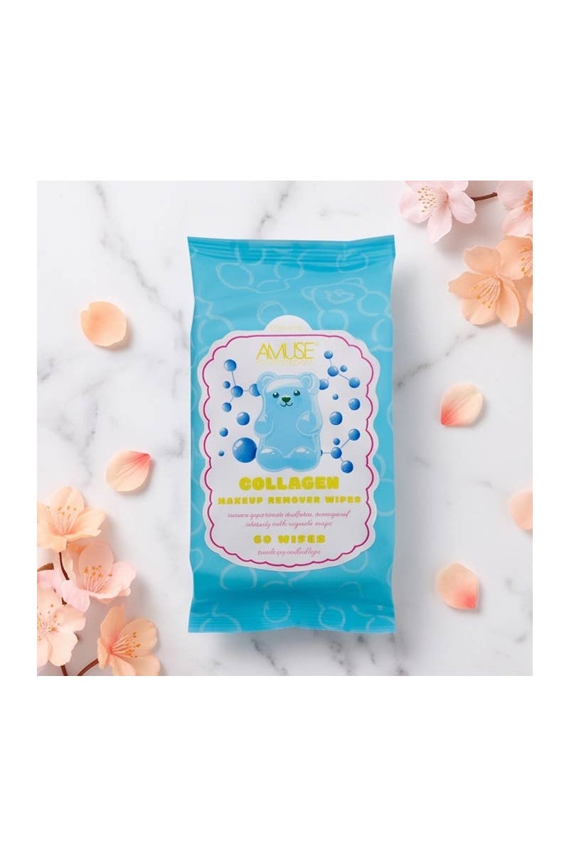Lingettes démaquillantes hydratantes au collagène