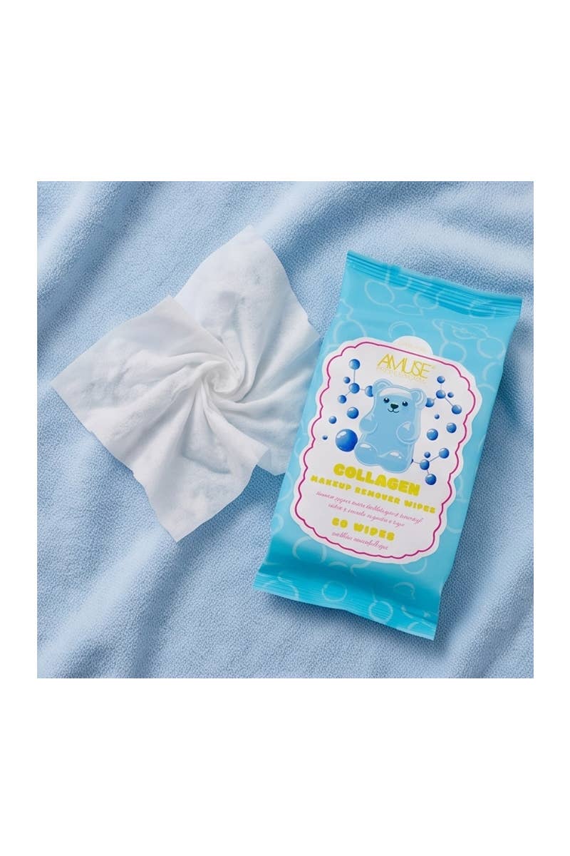 Lingettes démaquillantes hydratantes au collagène