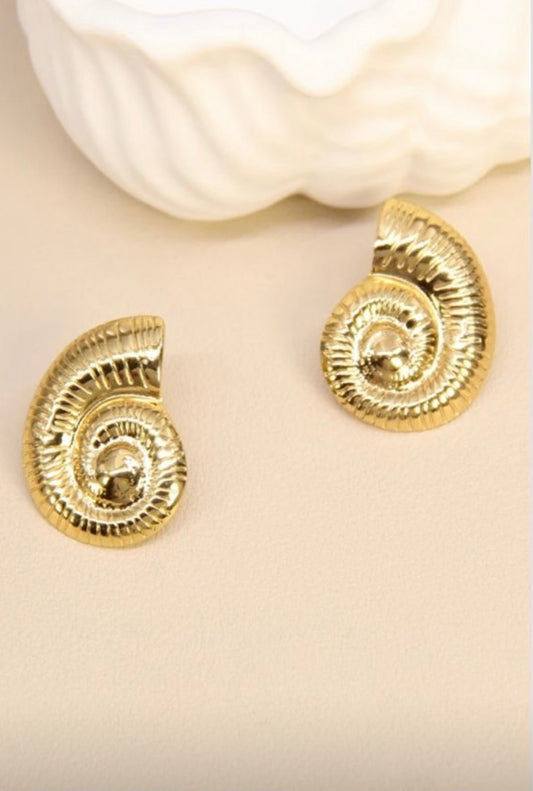 Boucles d’oreilles spirale