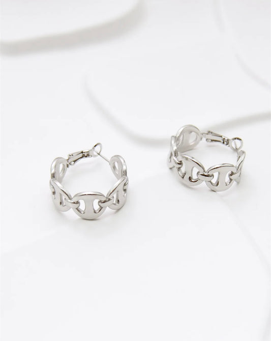 Boucles d’oreilles Elsa argent