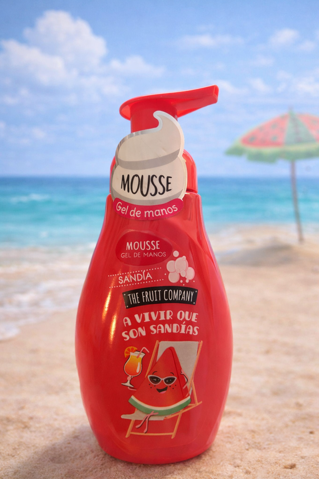 Savon main pastèque