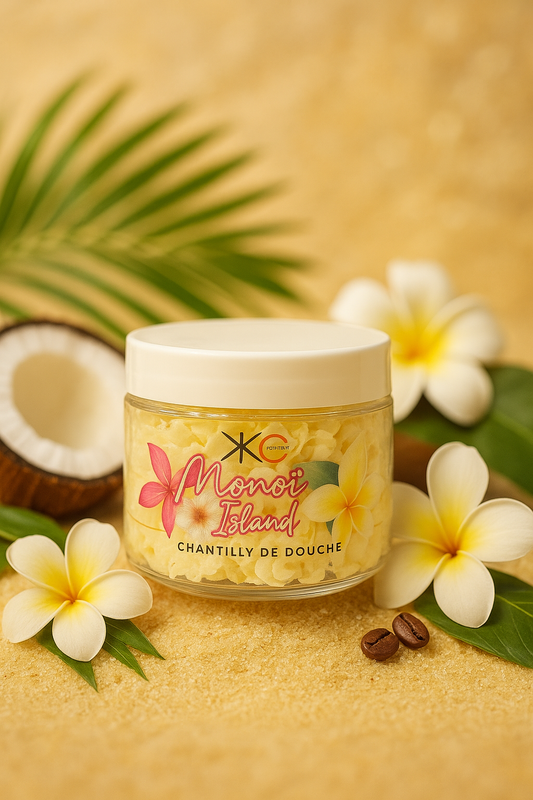 Savon fouetté au Monoi