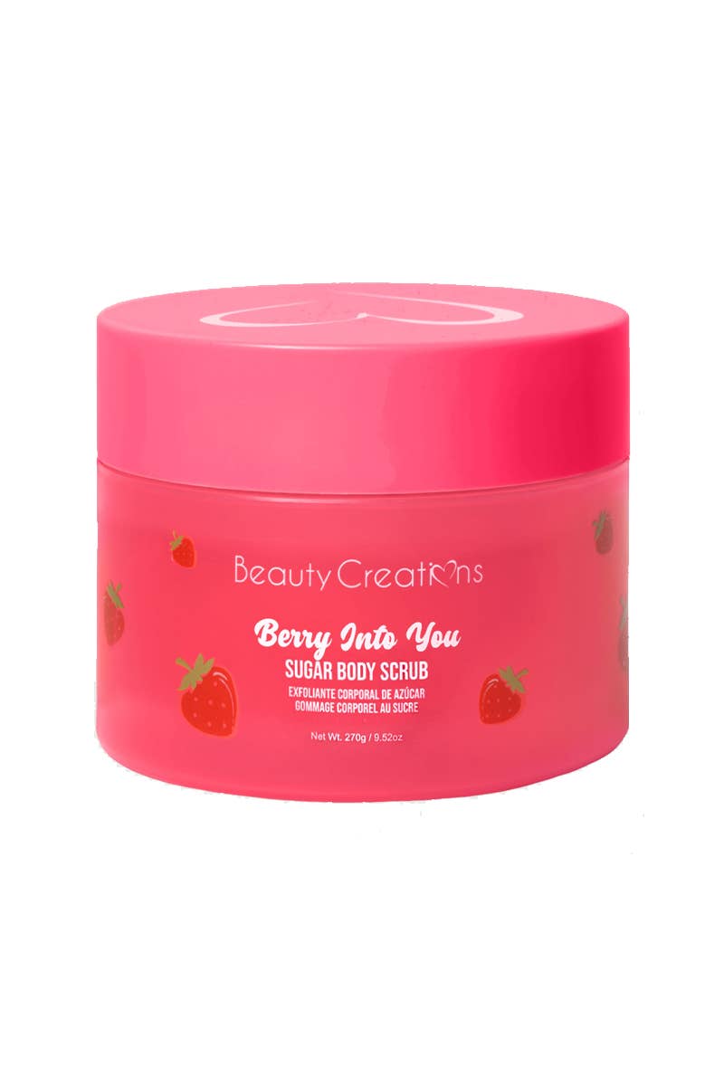 Gommage Corporel Sucre à la Fraise Beauty Creations