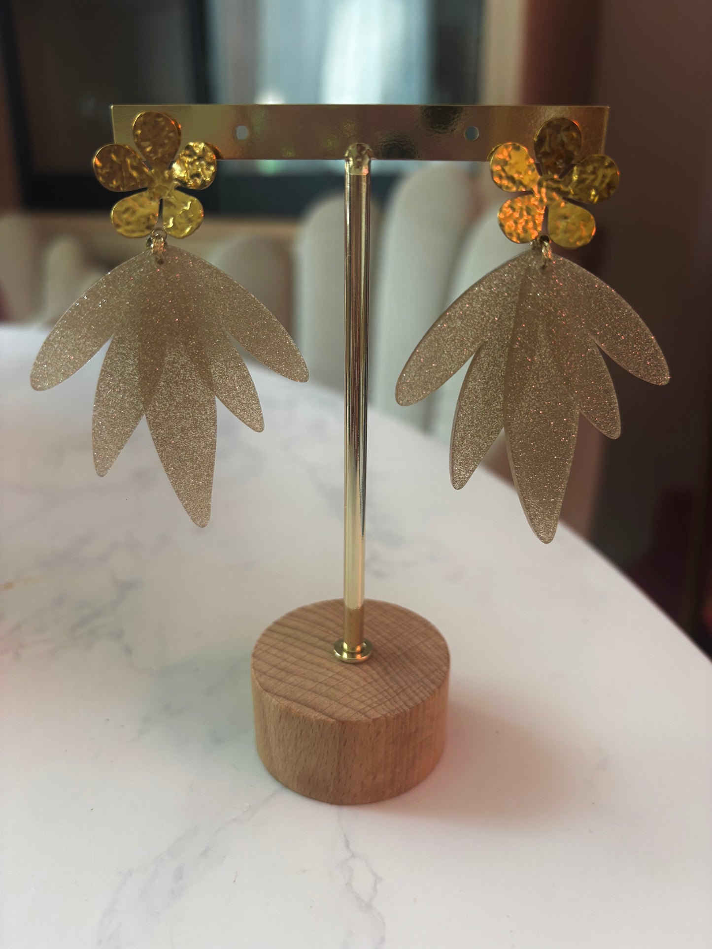 Boucles d’oreilles doré