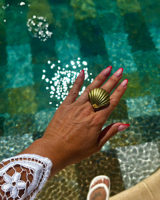 Bague coquillage