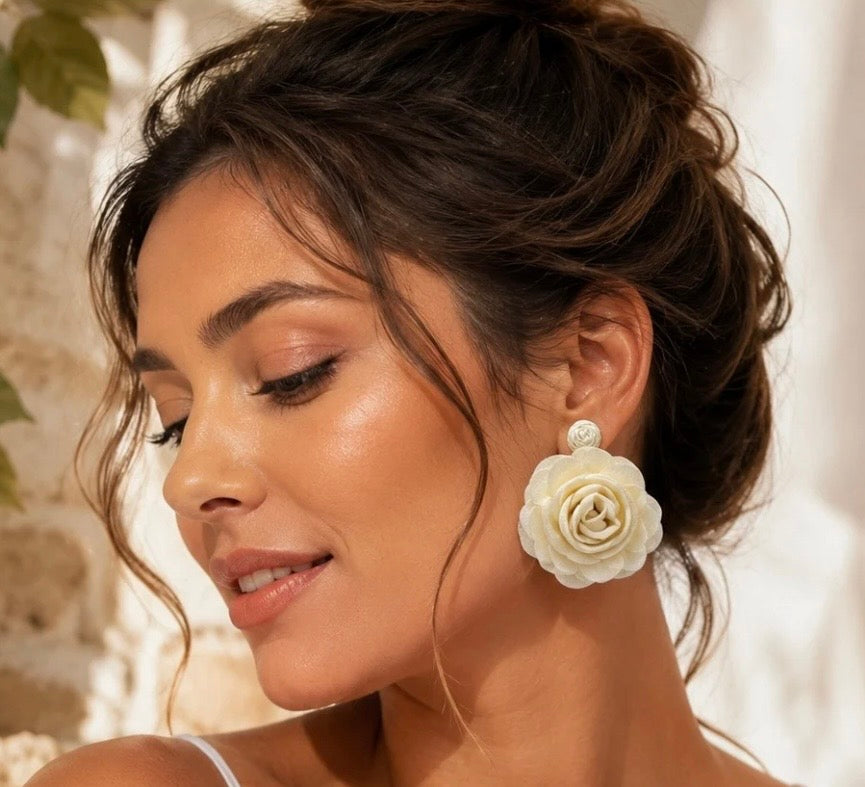 Boucles d’oreilles Fleur