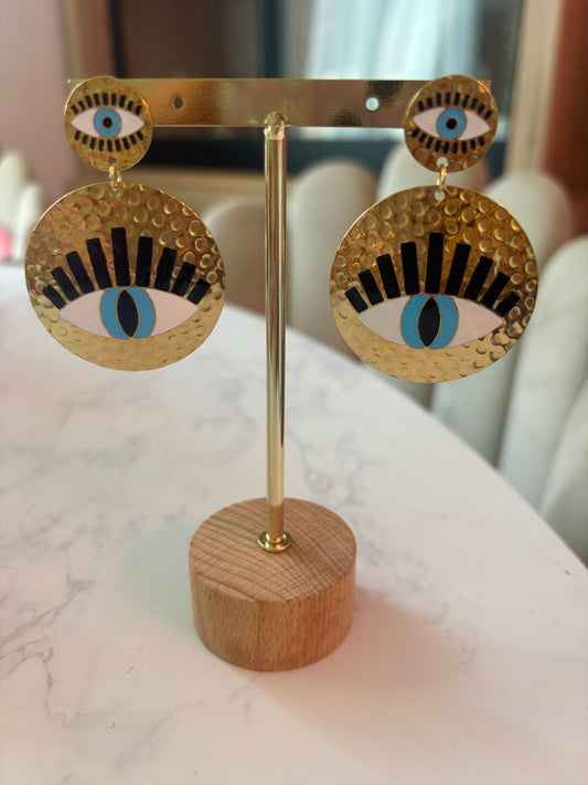 Boucles d’oreilles œil