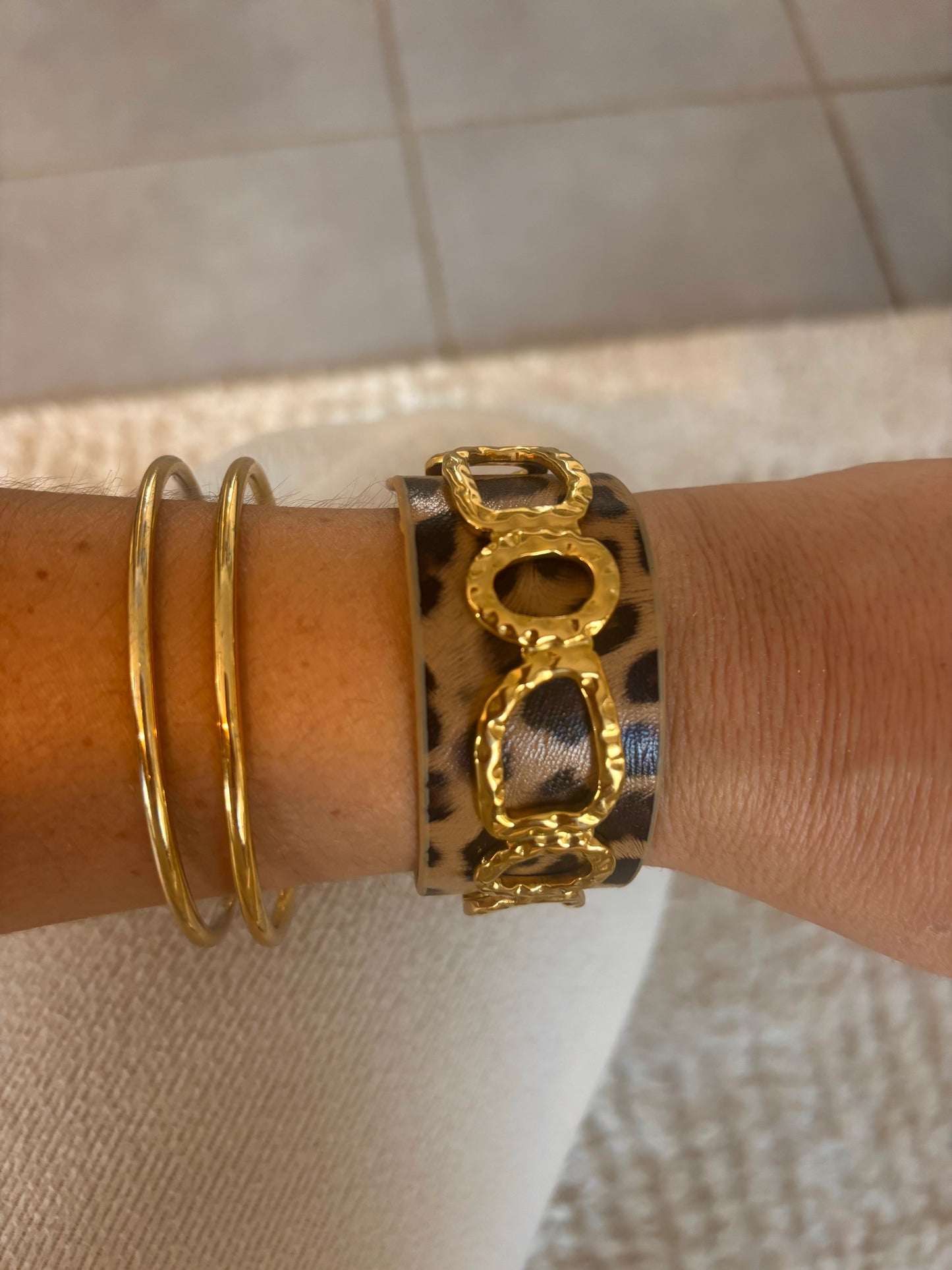 Bracelet réglable Léopard