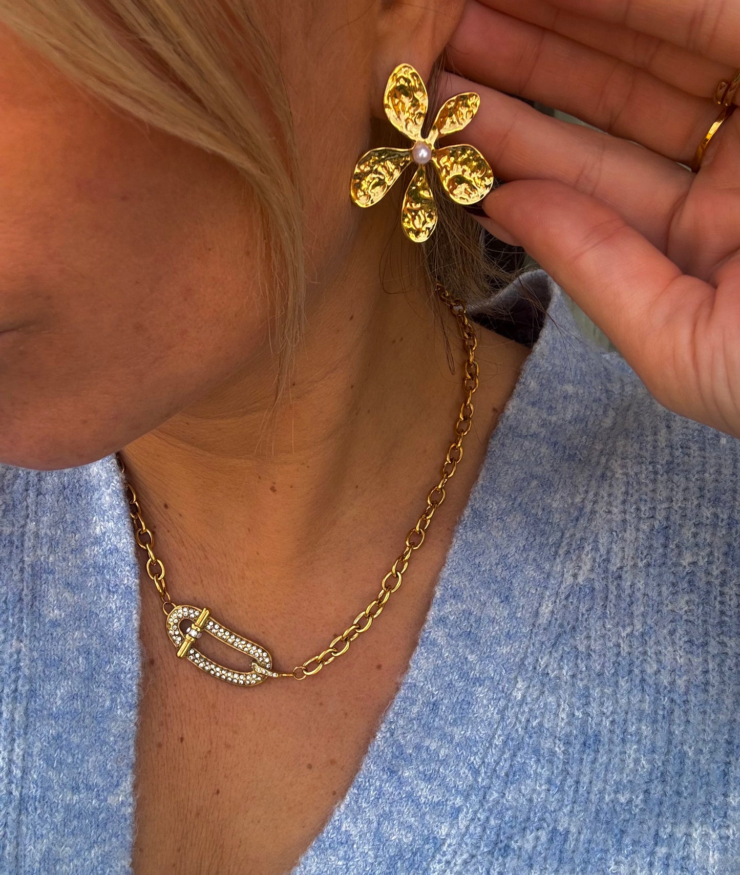 Boucles d’oreilles Fleurs