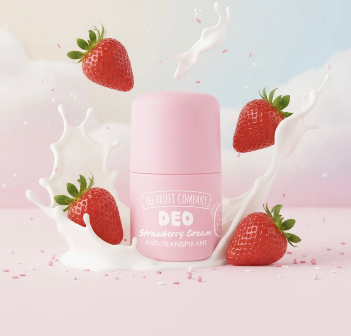 Déodorant roll on fraise chantilly - The fruit company