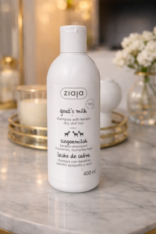 Shampoing kératine & lait de chèvre 🐐