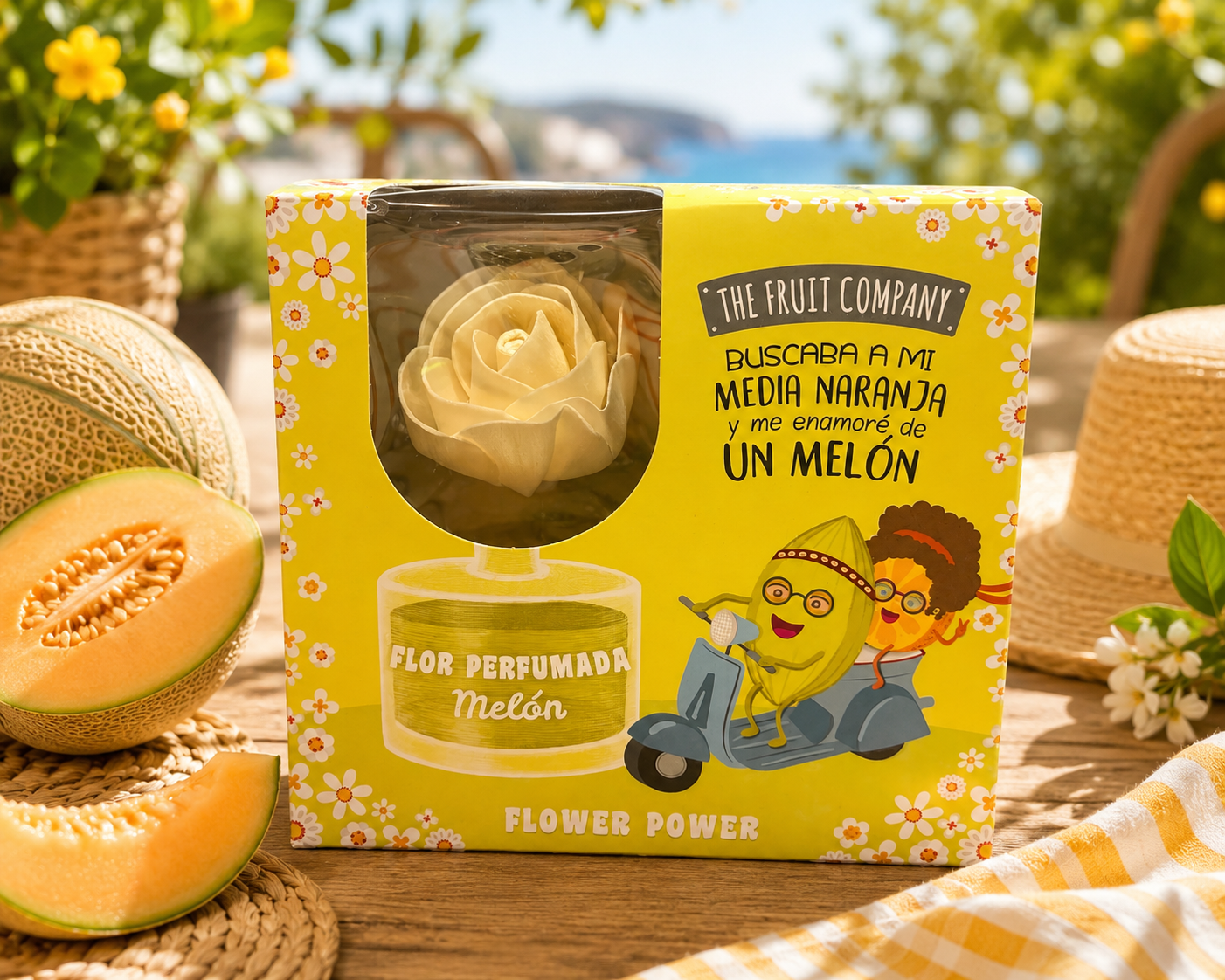 Senteur maison Fleur parfumé Melon