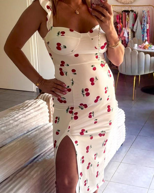 Robe cerise