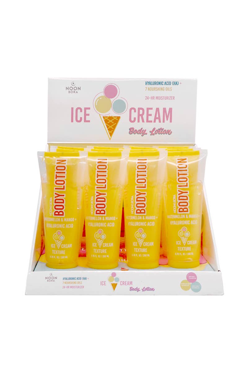 Noon Bora  Lait pour le corps Crème glacée Pastèque & Mangue