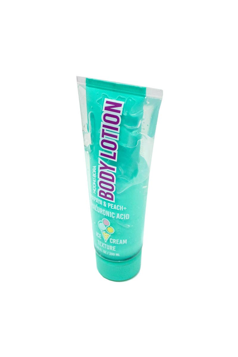 Noon Bora  Lotion pour le corps Papaye et Pêche, parfum Crème glacée
